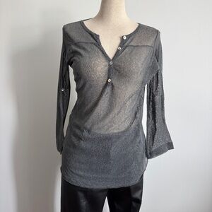 Grey Mesh Shirt